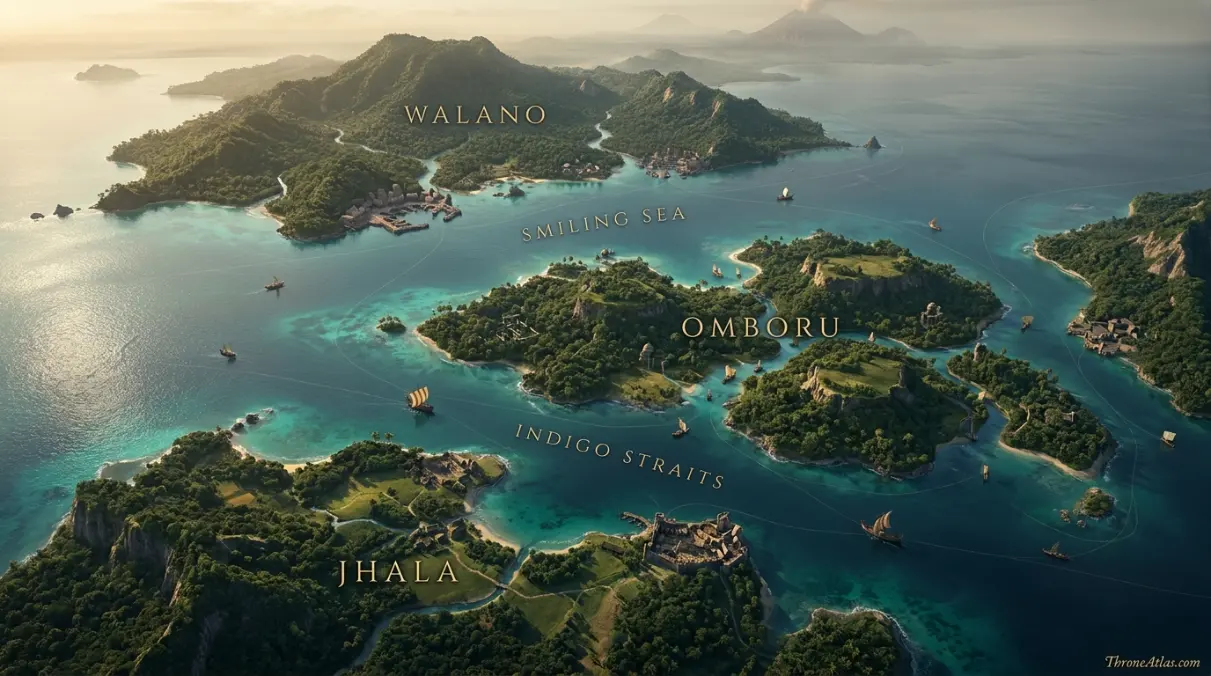 Summer Isles Map overview showing major locations and surrounding geography
