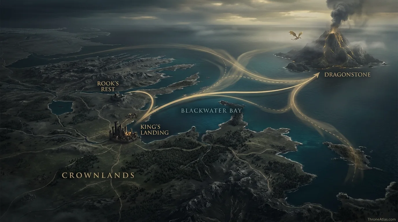Sunfyre Locations Map contextual geography showing surrounding regions routes and landmarks