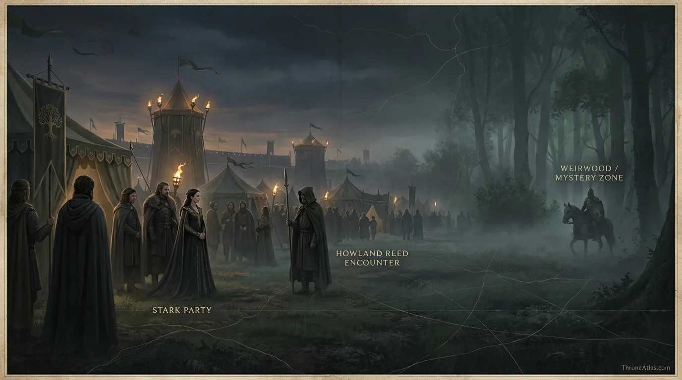 tourney at harrenhal map locations, landmarks and geographic context