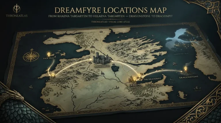 Dreamfyre Locations Map