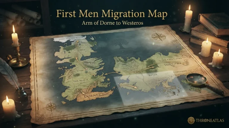 First Men Migration Map: