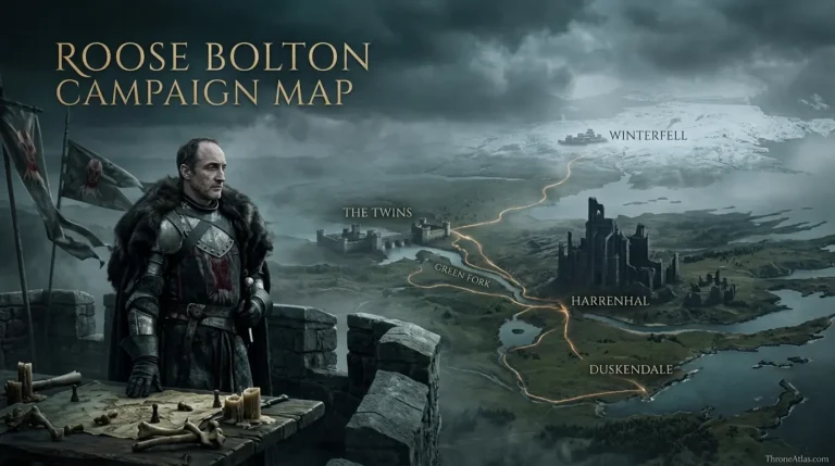 Roose Bolton Campaign Map