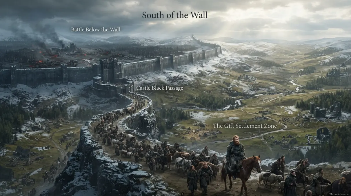 Tormund Giantsbane Journey Map contextual geography showing neighboring regions roads waterways and story connections